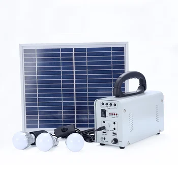Китай производитель портативная автономная панель с питанием от сети, наружный светодиодный светильник мощностью 10 Вт, солнечная панель 12 В, комплект
