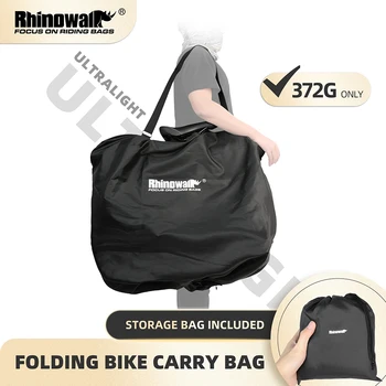 Сумка для переноски велосипеда Rhinowalk для 20-дюймового велосипеда, Портативная сумка для хранения Велосипедов, Ультралегкая Дорожная сумка, Велосипедный чемодан, Аксессуары для Велосипеда