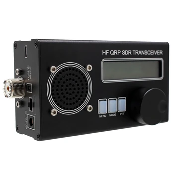 USDX USDR КВ QRP SDR трансивер SSB/CW Трансивер 8-полосный DSP SDR + Микрофон + Аккумулятор емкостью 6000 мАч + Зарядное устройство-штепсельная вилка ЕС