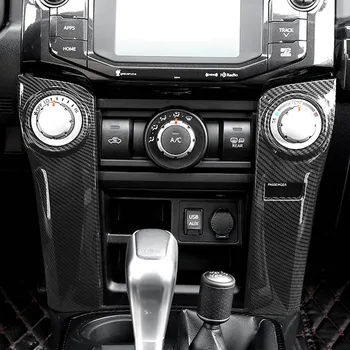 Аксессуары для интерьера автомобиля, наклейка, украшение передней приборной панели, накладка на раму консоли Для Toyota 4runner 4 Runner 2010 2019